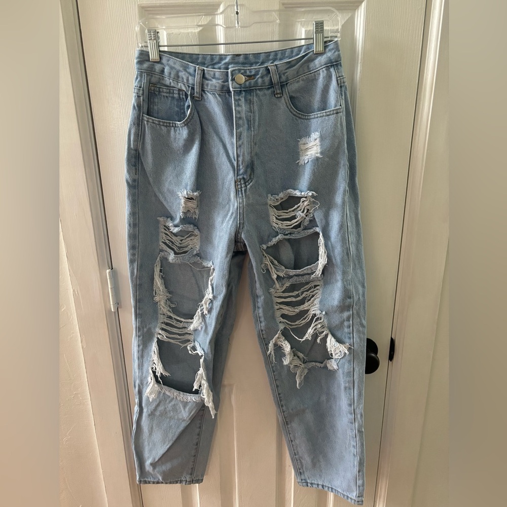 SHEIN petite mom jeans